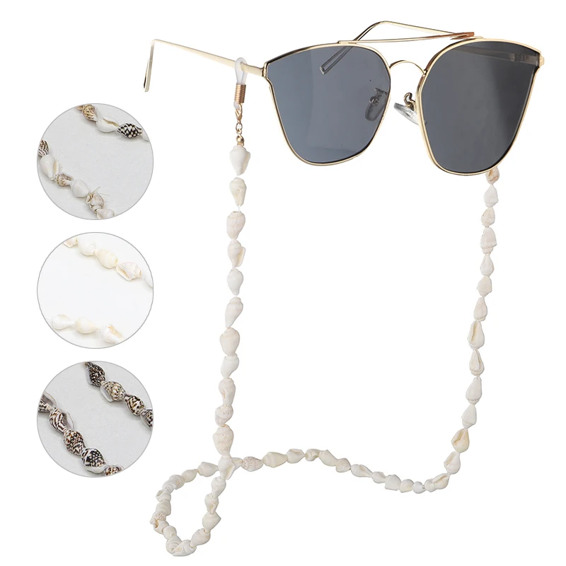 

Sunglasses Eyewear Accessories Reading Glasses Cord Holder Women Eyeglass Chain Neck Strap Small Conch 1PC Novelty Eyewears