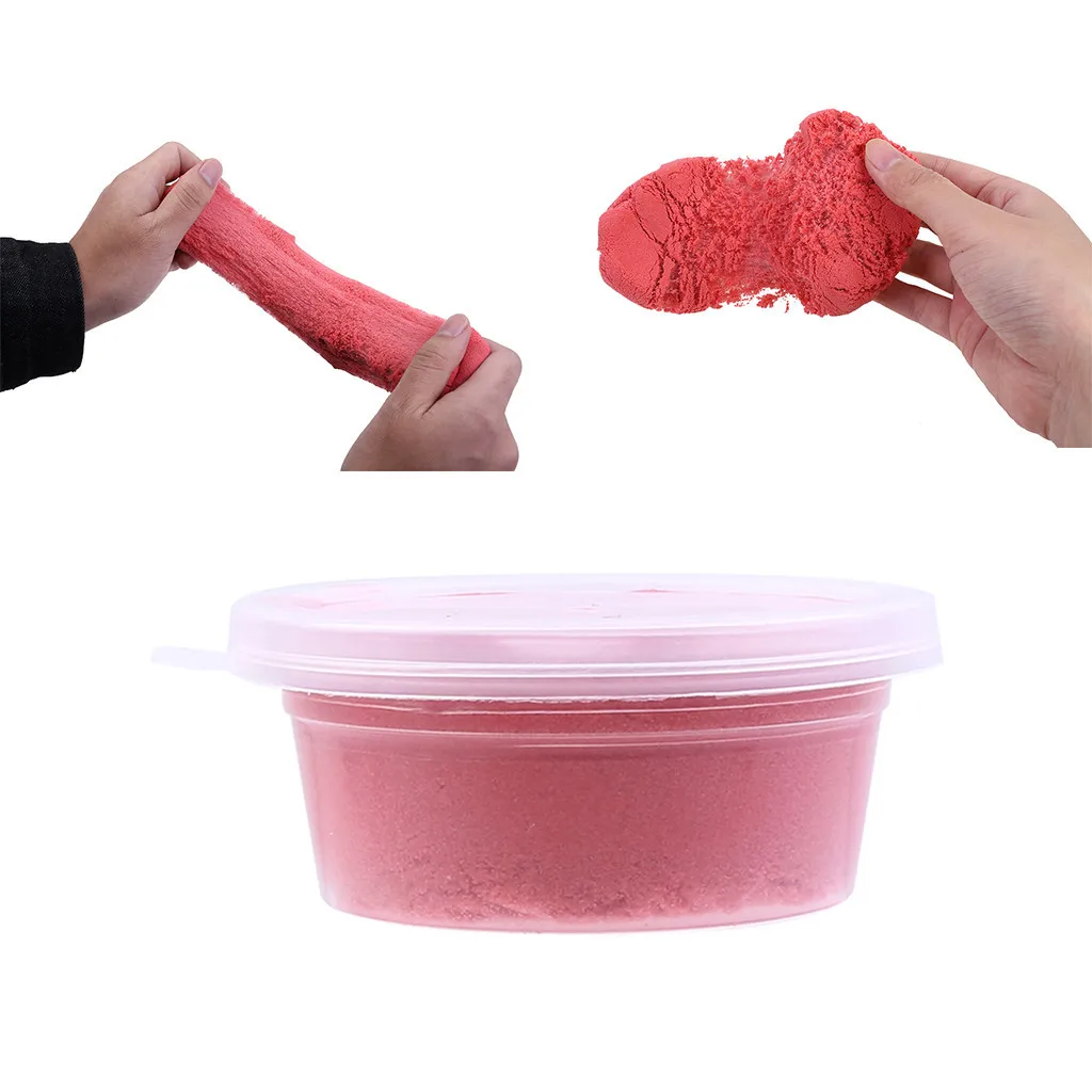 new DIY Cotton Candy Cloud Slime Soft Non-Sticky Sand Mud Toy slime charms decompressed cloud mud #B