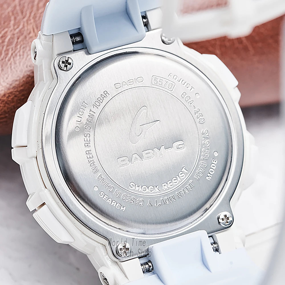 Casio Часы BABY-G женские кварцевые спортивные часы спортивные водонепроницаемые девушка серии Детские g часы BGA-250