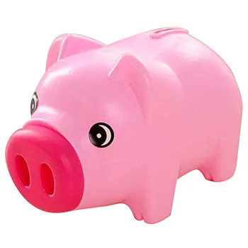 

2019 New Plastic Piggy Bank Coin Saving Pot Cash Collectible Saving Box Pig Toys