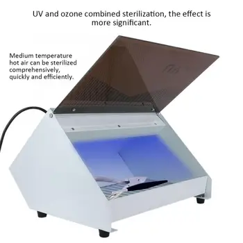 

Manicure Vacuum Cleaner 220V Nail Salon Nail Art Tools Sterilizer Ultraviolet Radiation Disinfection Cabinet EU Manicure