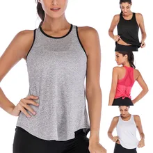 Летние Для женщин гимнастическая майка без рукавов для йоги быстросохнущая сетка спортивный жилет Фитнес одежда без рукавов Футболка для тренировок Спортивная одежда для бега