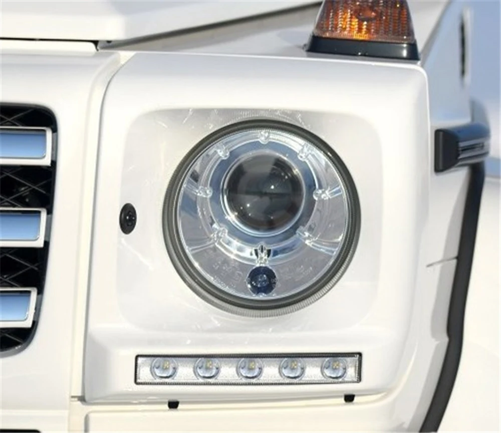 Для Mercedes-Benz серии G 2007 2008 2009 2010~ 2013 Автомобильные фары прозрачные линзы Авто оболочка Крышка