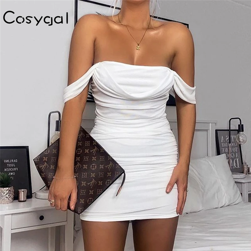 Off the shoulder club dress Outlet