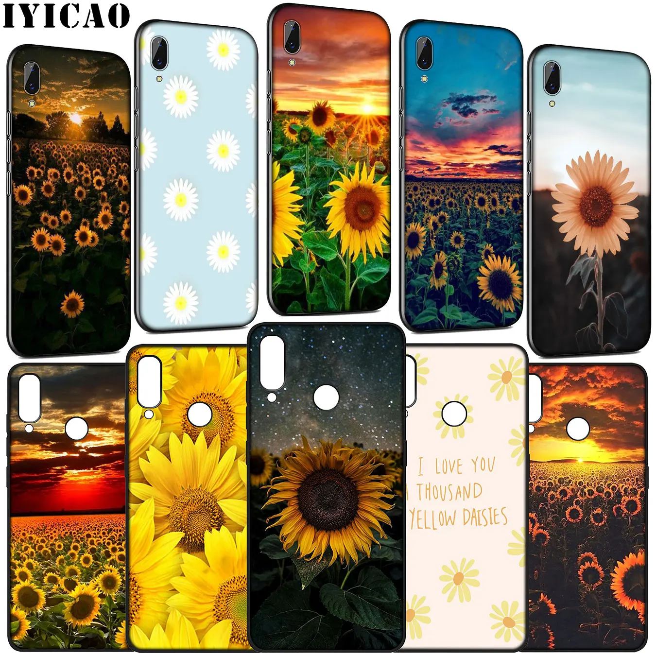 Мягкий желтый чехол для Huawei Y9 Y7 Y6 Prime 2019 2018 Honor 20 10 9 9X 8C 8X 8 Lite 7C 7X 7A Pro |
