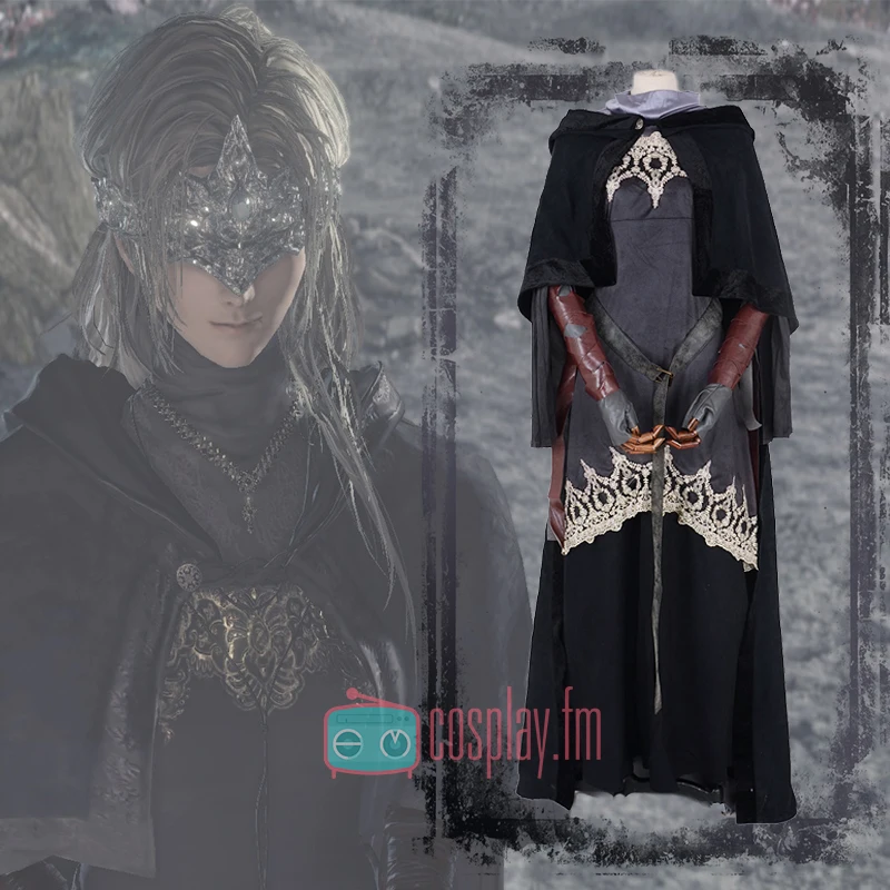 

Game Dark Souls 3 Fire Keepercos Battle Uniform/Delicate Outfit Cosplay Costume Full Set For Women Halloween Free shipping 2019