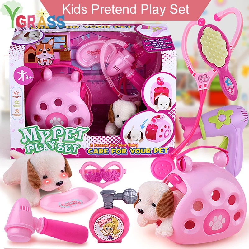 

Baby Miniature Girls Toys Makeup Pretend Play Pet DollHouse Accessory Games Kids Children Educational Toy