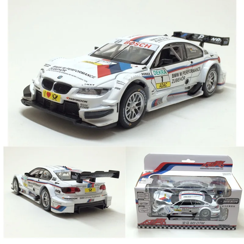 Caipo подлинный M3 гоночный автомобиль DTM игрушка подарок Супер спортивный автомобиль сплав звук и светильник ВОИН модель автомобиля 42