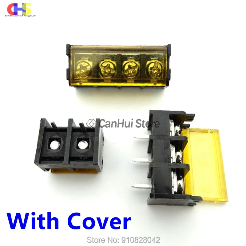 Wire Connectors,Wiring Connector 2/5pcs HB9500-2P 3P 4P 5P 6P 7P 8P 9P 10Pin PCB Screw Terminal Block Connector HB-9500 300V 30A Lid Barrier Terminal 9.5MM Pitch