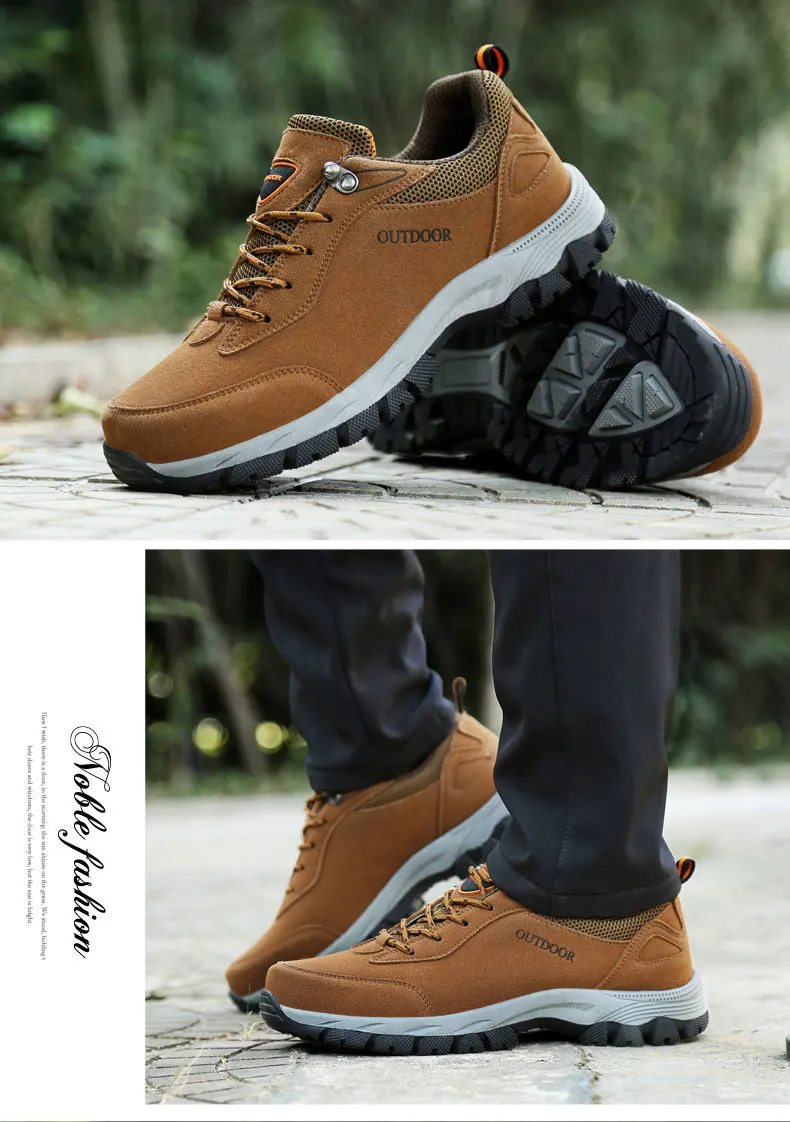 Plus Size 49 Outdoor Non-slip Hiking Walking Shoes Men's Casual Shoes Fashion Man Sneakers Calzado Hombre Casual Shoes for Male