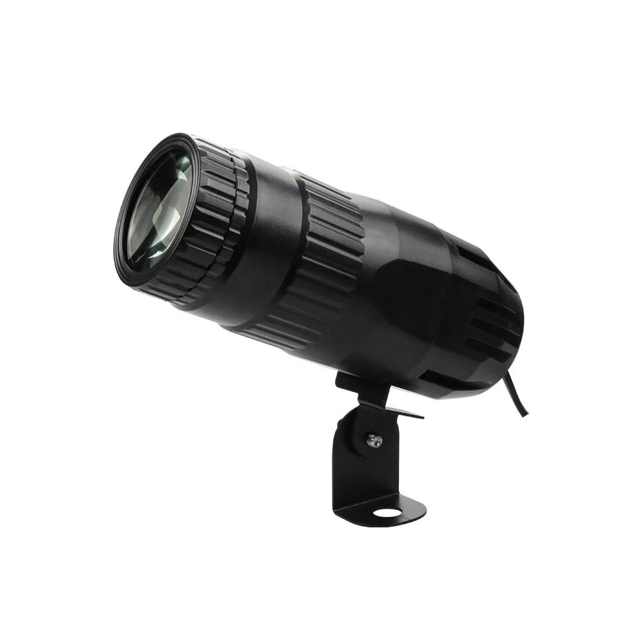 Black Shell ALIEN 15 Вт RGBW светодиодный точечный луч Точечный светильник s светильник DJ Disco вечерние танцевальный бар для праздника Рождественский сценический светильник с дистанционным управлением - Цвет: Black Shell