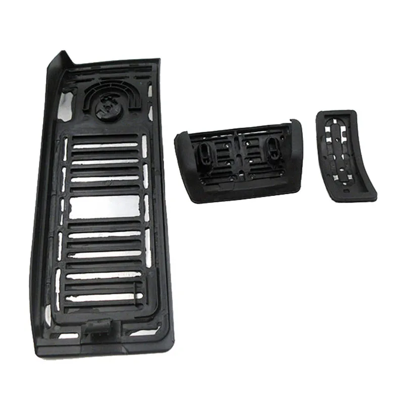 For Audi Q5 FY 2018-2021 Car Interior AT Automatic High Quality Stainless Steel Fuel Brake Footrest Pedal Cover Cap Pad Trim Kit 3
