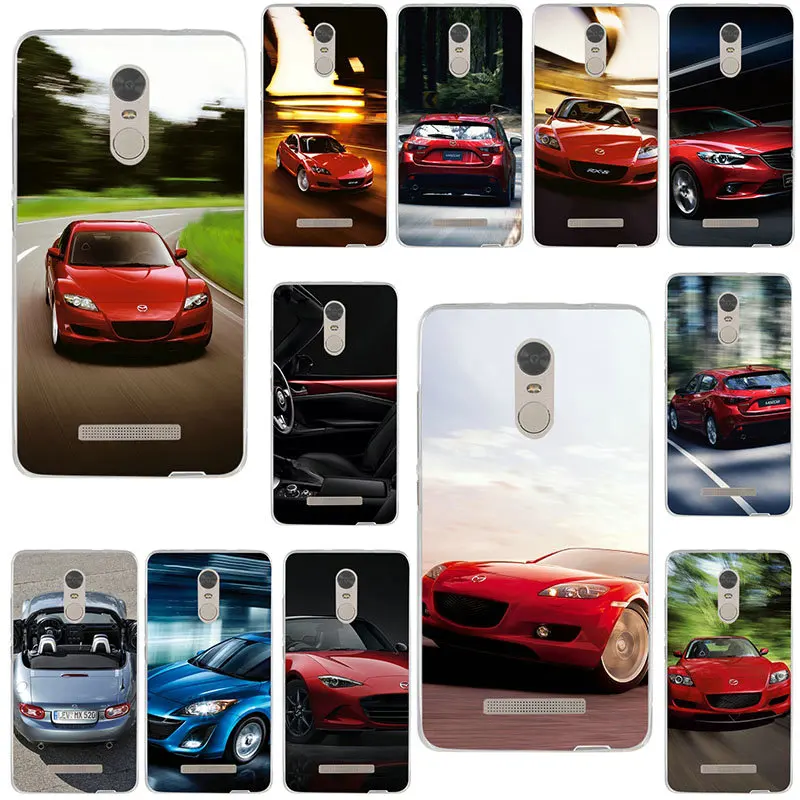 Тонкие мягкие чехлы для телефонов из ТПУ Xiaomi mi Red Note Max 2 3 4X5 5A 6 7 9T CC9 CC9e Pro Coque Shell Mazda