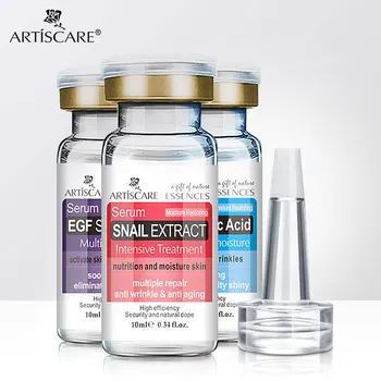 

ARTISCARE Hyaluronic Acid + EGF + Snail Serum 3PCS Anti Wrinkle Aging Acne Treatment Scar Removal Essence Whitening Skin Care