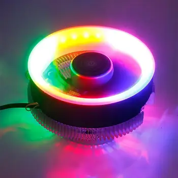 

Heatsink CPU Cooler Cooling Radiator Fan for Intel LGA 1150 1155 1156 775 1366 AMD AM2 AM2+ AM3 AM3+ AM4 3 Pin RGB CPU Cooler