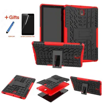 

Case for Samsung Galaxy Tab S4 10.5 SM-T830 T835 T837 Tablet Amor Case Color Grain TPU+PC Heavy Duty Case Hybrid Rugged Rubber