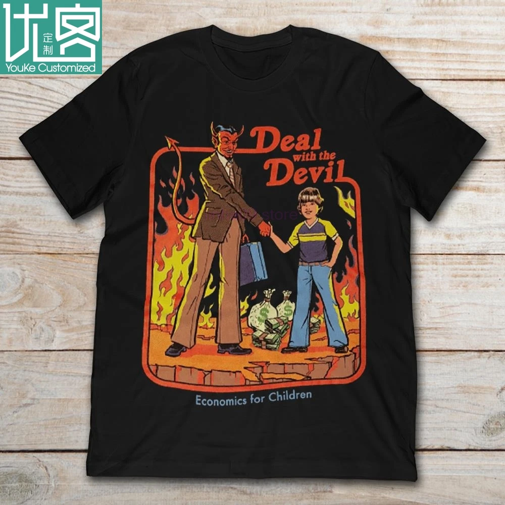 Мужская футболка бренда Deal With The Devil Economy 2020 | одежда