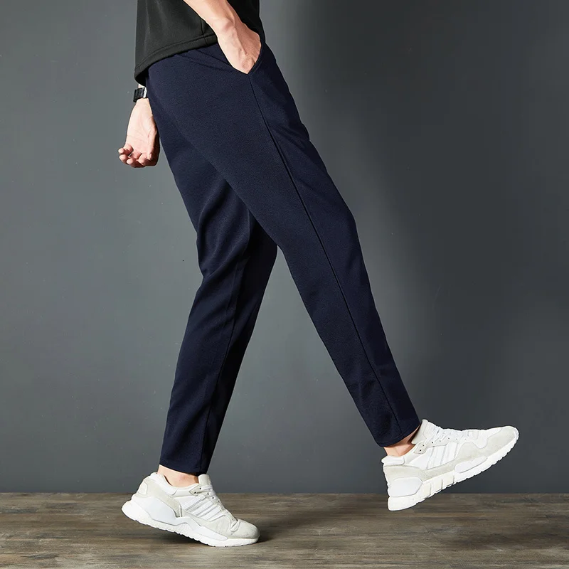 Winter Plus Velvet Thick Sweatpants Men s Warm Fashion Solid Color Casual Joggers Pants Streetwear Slim 4