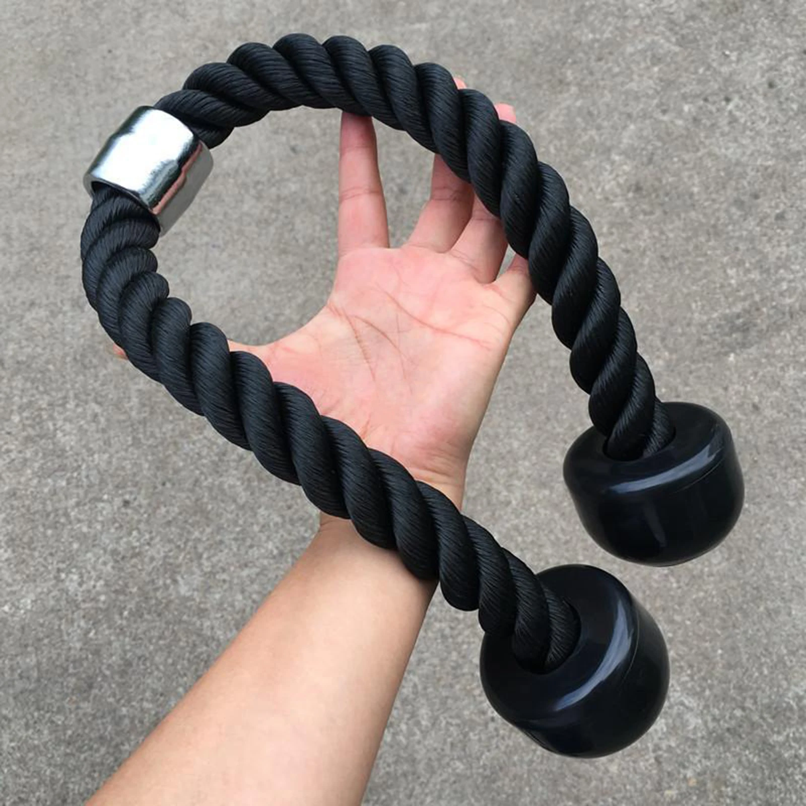 Fitness Home/Cable Gym LAT Triceps Rope Attachment Pull Down Extension Handle