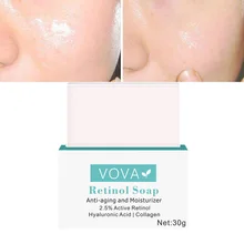 

VOVA Retinol Face Wash Soap Collagen Face Cream Anti Wrinkle Firm Lifting Shrink Pores Moisturizing Anti Aging Skin Care Soap