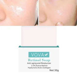 VOVA Retinol Face Wash Soap Collagen Face Cream Anti Wrinkle Firm Lifting Shrink Pores Moisturizing Anti Aging Skin Care Soap