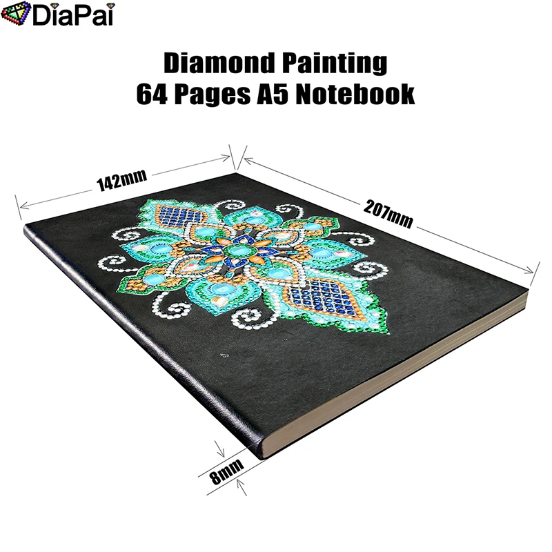 DiaPai A5 блокноты 5D DIY алмазная живопись специальная форма Дневник Книга Алмазная вышивка "мандала" Стразы Декор подарок