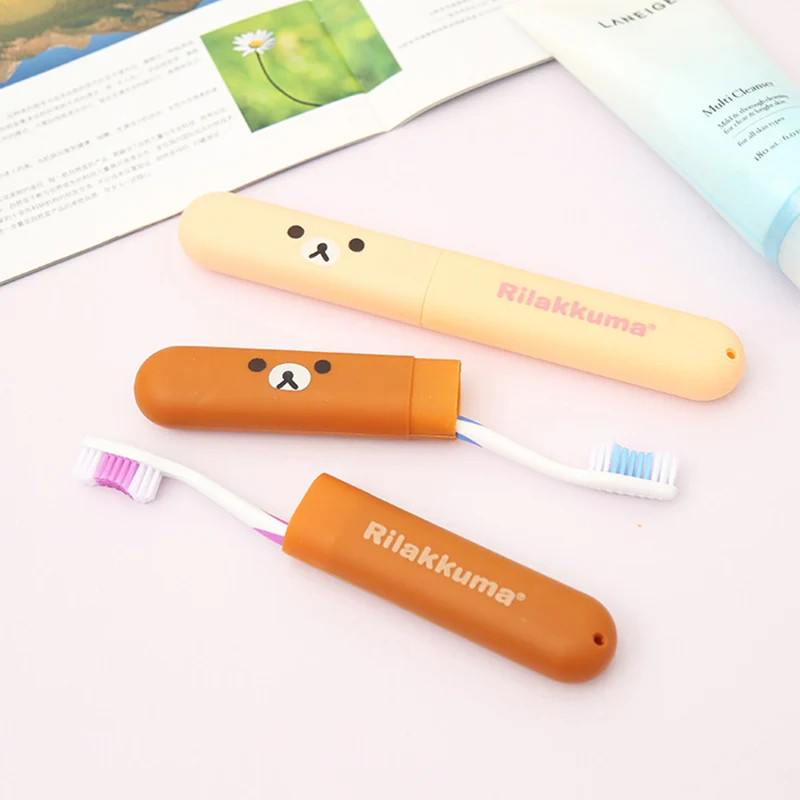 

Fashion Flamingo Cactus Print Tooth Toothbrush Box Holder Organizer Storage Cover Case Travel Accessories