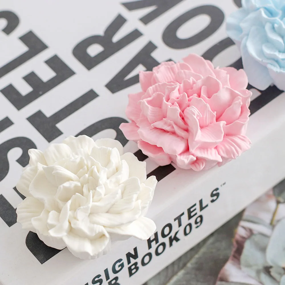 Rose Flower soap mold for Making silicone soap molds Aromatherapy plaster mold 3D Flower Fondant Mold Candy Chocolate Decoration