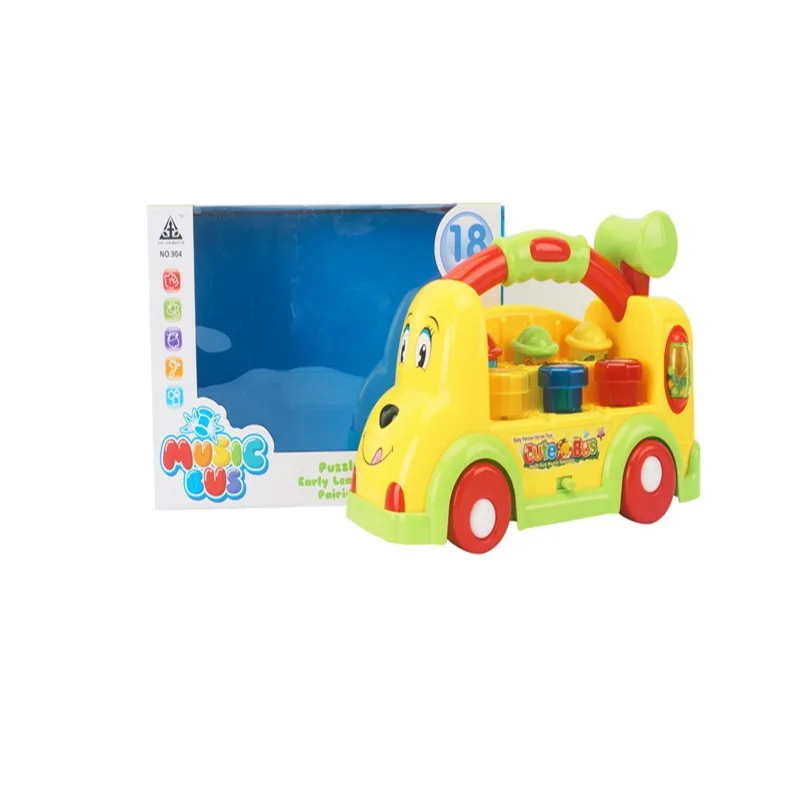

Children'S Educational Electric Toys Infants Separator Music Learning Teaching Aids Bus Piano Multi-functional Toy Car