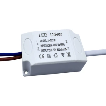 

120V/240Vto12V Portable 1W-3W Power Adapter Converter External Transformer Multi Protection LED Driver Electronic Panel Light