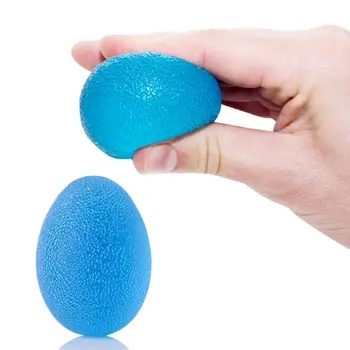 

Silicone Egg Shape Grip Ball Hand Fitness Finger Stretch 3 Tighten Resistors Soft Medium Hard For Hand Training 1pcs New