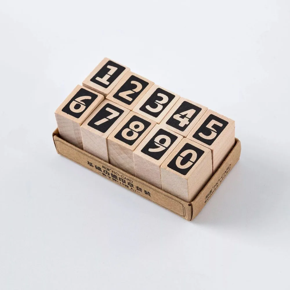Винтажный базовый буквенный штамп с персонажем DIY Деревянные и резиновые штампы для скрапбукинга канцелярские товары Стандартный штамп для скрапбукинга