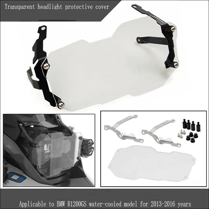 

JIUWAN New CNC Motorcycle Headlight Protector Guard Grill Lense Cover For BMW R1200 GS Adventure (Water Cooled) 2012-2018