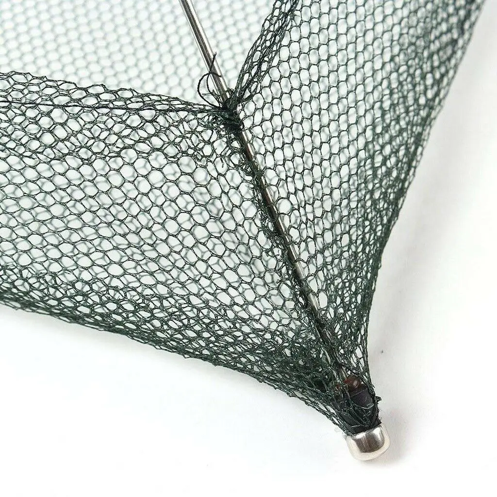 60x60cm 80x80cm 100x100cm Square Fishing Landing Net Trap Network