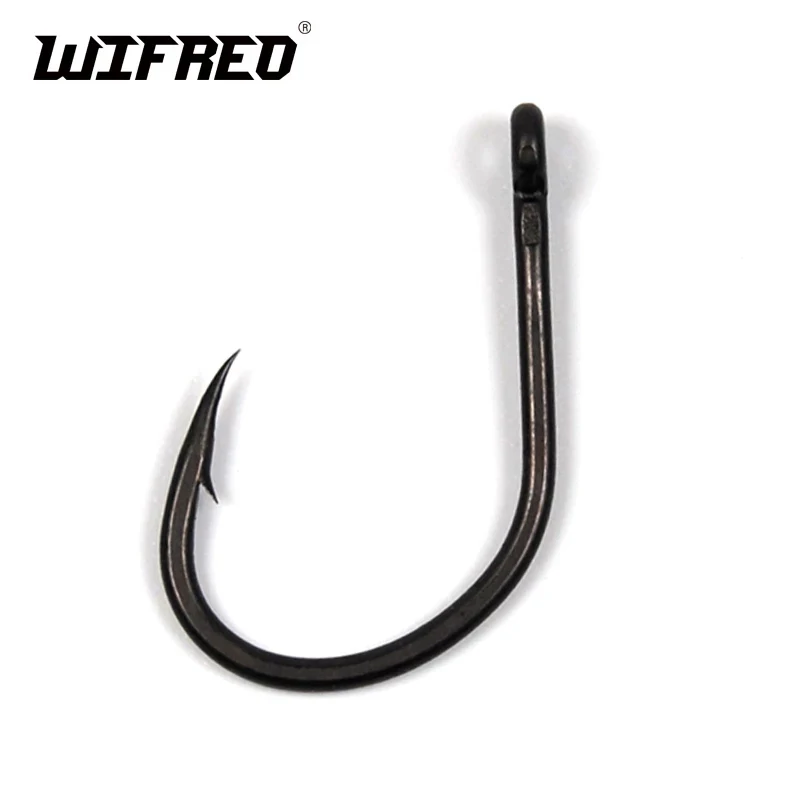 Wifreo 30PCS Size 2 4 6 8 Coating Carp Fishing Hook Matt Black Hooks Coarse Strong & Sharp Fish | Спорт и развлечения