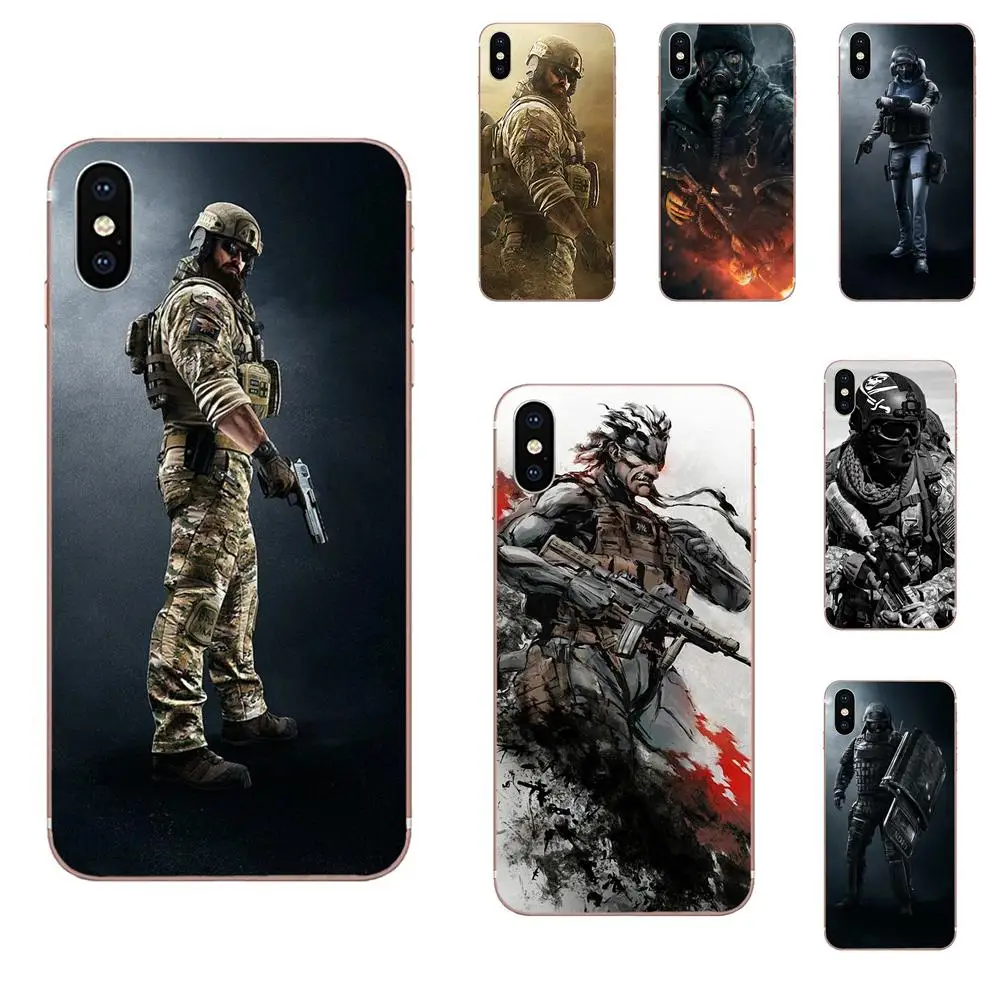 

On Sale Phone Case For Samsung Galaxy Note 5 8 9 S3 S4 S5 S6 S7 S8 S9 S10 5G mini Edge Plus Lite Rainbow Six Siege Characters
