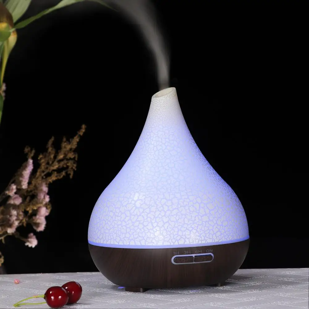 THANKSHARE 400ML Ultrasonic Aromatherapy Humidifier Essential Oil Diffuser Air Purifier Mist Maker Aroma Diffuser Fogger Home