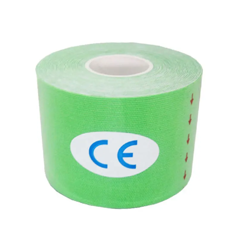 Taping Bandage Care Therapy Stickers Cotton Adhesive 3.8cm5m Multi-Color - Цвет: Green