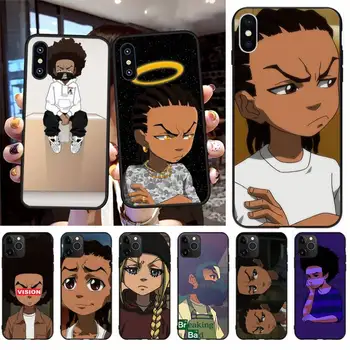 

PENGHUWAN The Boondocks huey and riley Coque DIY Luxury Phone Case for iPhone 11 pro XS MAX 8 7 6 6S Plus X 5S SE XR case