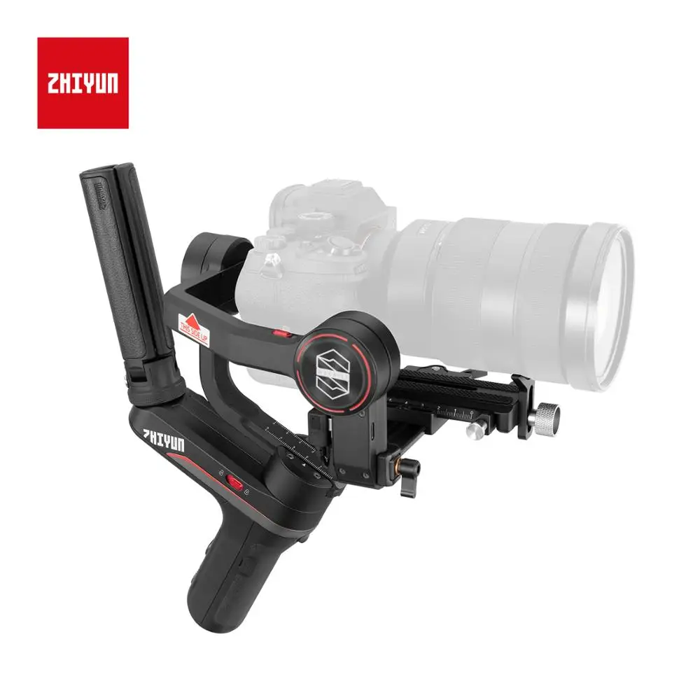 ZHIYUN Weebill S 3-осевой портативный монопод с шарнирным замком для передачи изображения стабилизатор для видео в режиме реального времени Vlog беззеркальных Камера Gimbal