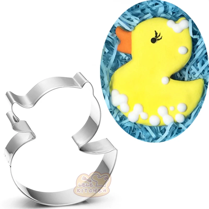 1pcs patisserie reposteria Duck Poultry Fondant Cake Decor Tool Stainless Steel Cookie Cutter Metal Biscuit Mould Pastry Shop cookie cutter,baking mold,cookie mould,fondant cutter,baking decorating tools,pastry cutter