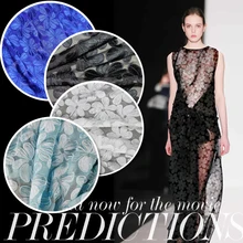 Африканская ткань,, шелк, вышитая кружевная одежда, трехмерная трафаретная пряжа, Высококачественная готовая ткань