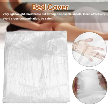 

100pcs Waxing Protection Massage Tables DIY Film Portable Waterproof Couch Cover Salon Spa Bed Sheets Disposable Use Plastic