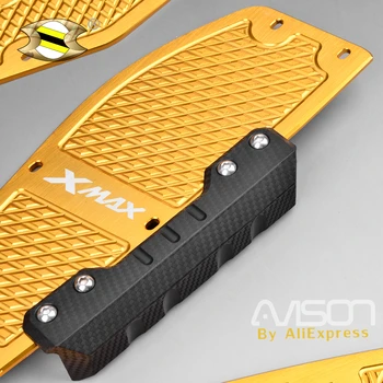 

For XMAX 250 XMAX 300 XMAX 400 X-MAX 250 X-MAX 300 X-MAX 400 2017-2018 Scooter Footrest Footboard Step Foot Plate
