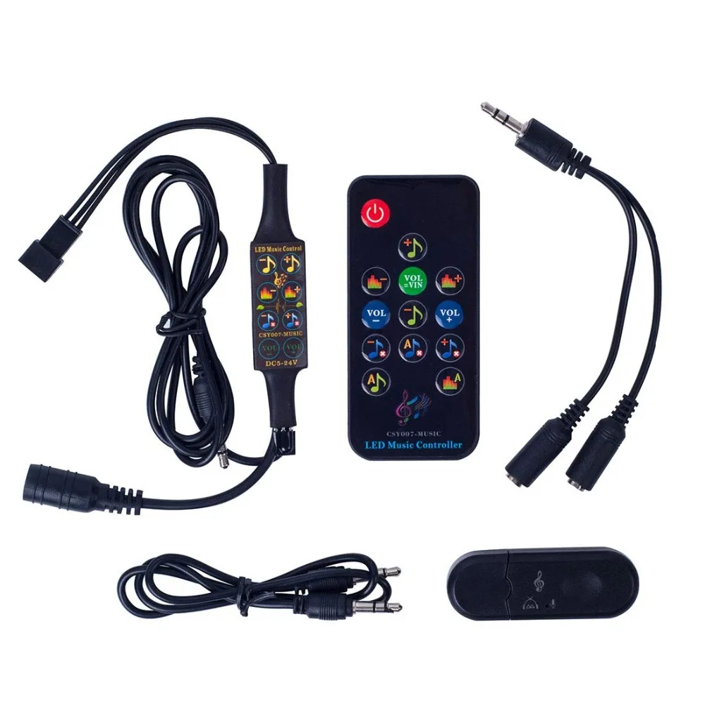 WS2812B WS2811 Светодиодная матричная панель Bluetooth Музыка инфракрасный Dream Color CSY07