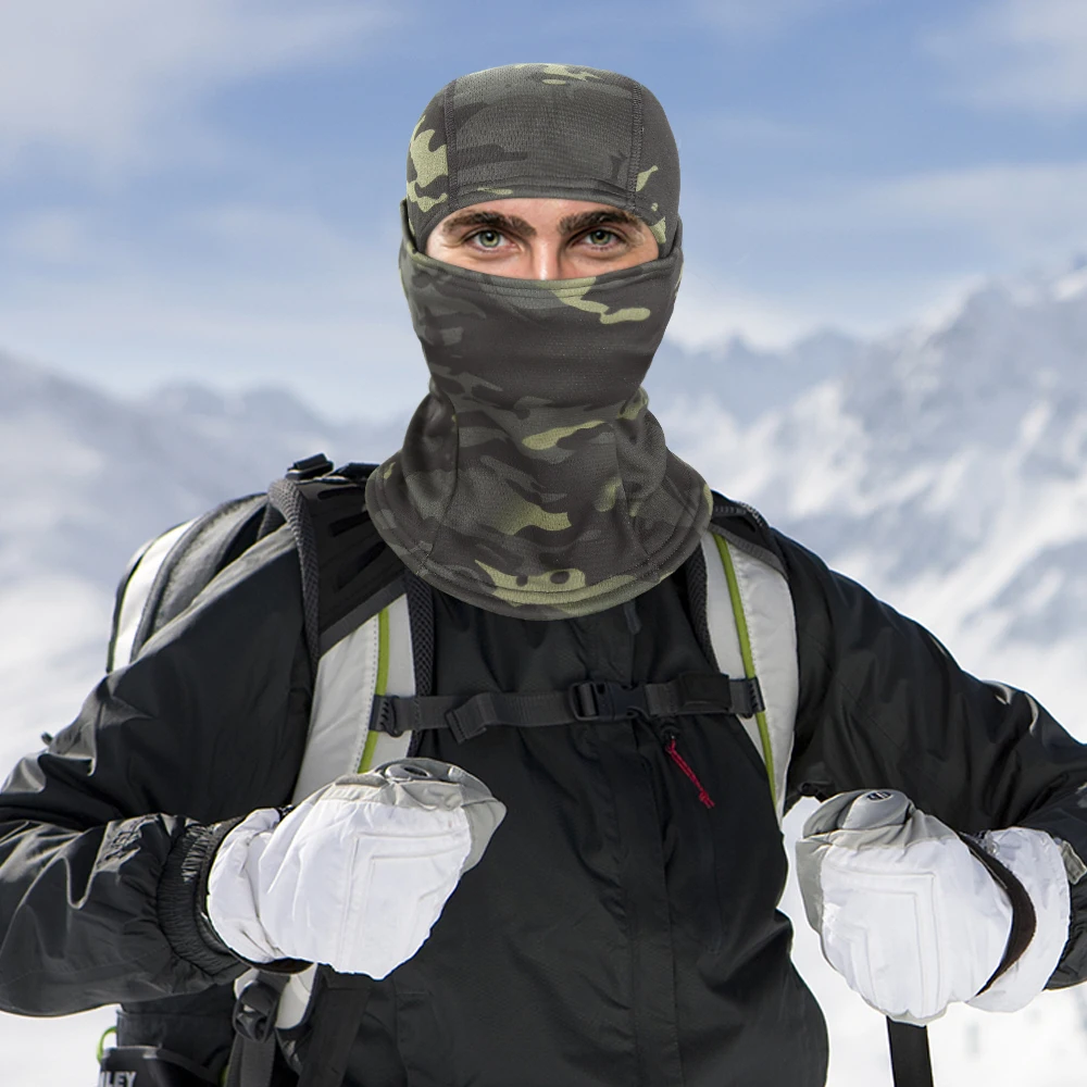 Passamontagna Moto Invernale Unisex - Termico, Antivento, Traspirante, Per Sci, Ciclismo, Sport Neve, Nero - Foto 6