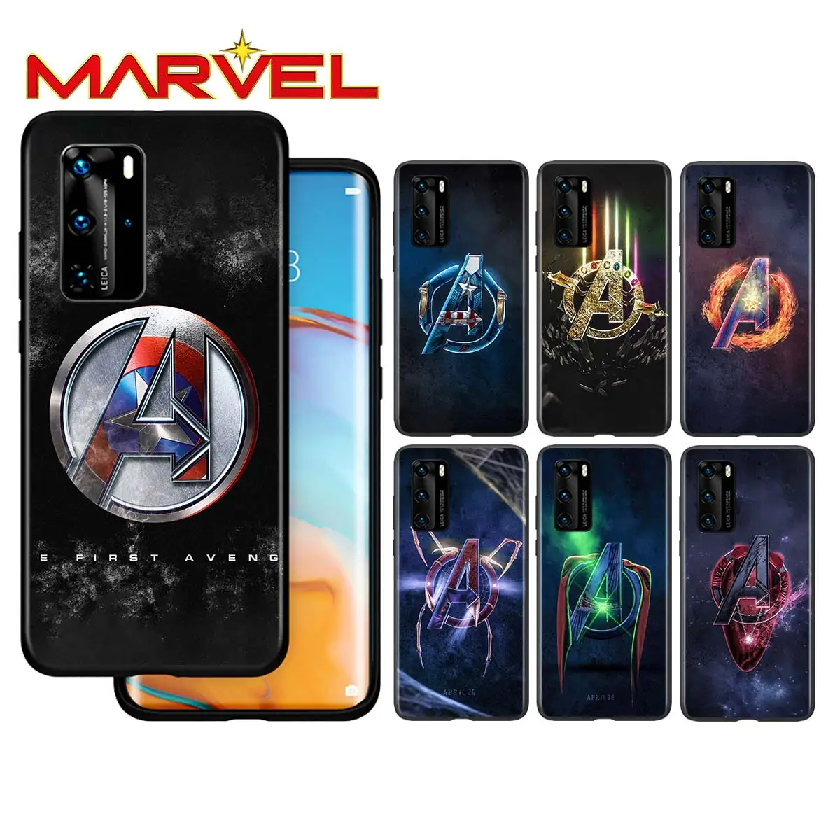Custodia Per Cellulare Personalizzata Huawei P40/P30;Iniziale