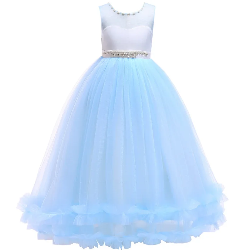 

Teenager Girls Dress Long Princess Costume For Kids Wedding Children Clothes Ceremony Girl Party Dress Carnival Graduation Gowns