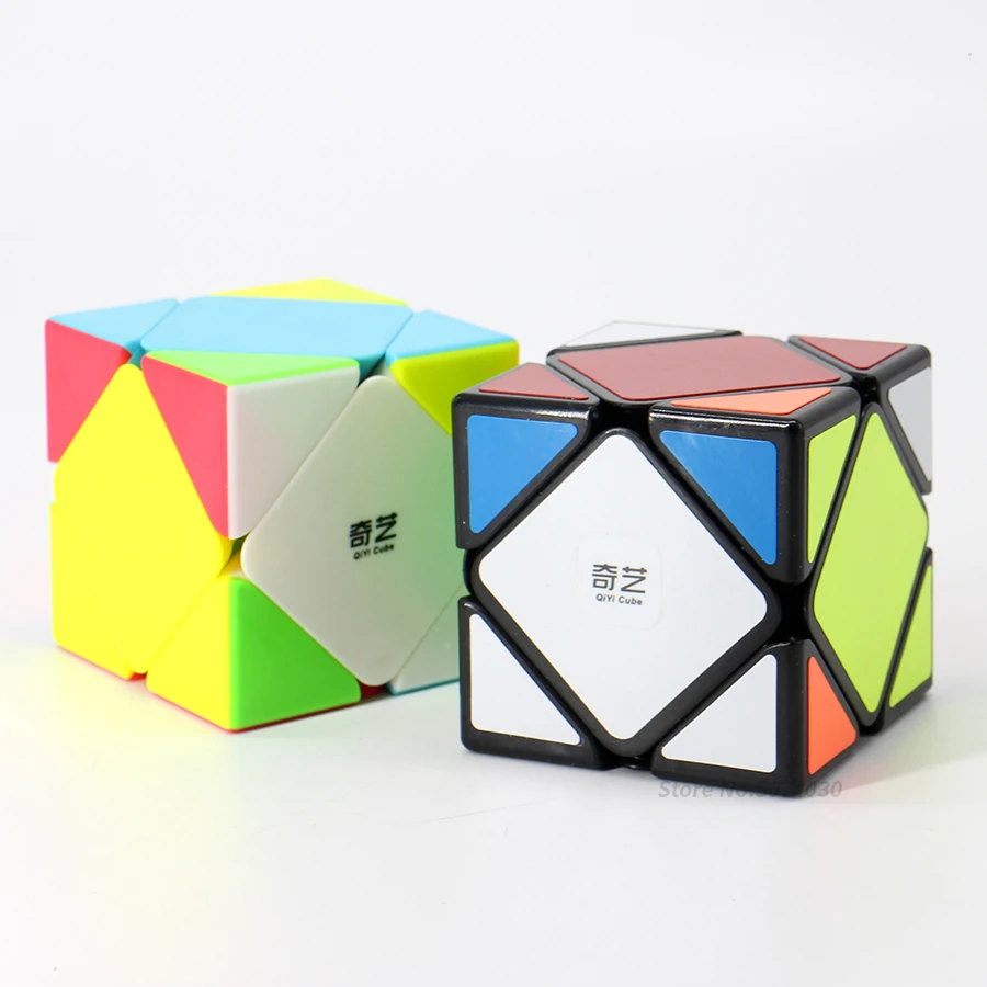 Qiyi Qicheng детская головоломка-кубик Skewbcube 3x3x3 Stickerless Magic speed Cube 3x3 Головоломка Развивающие игрушки для детей