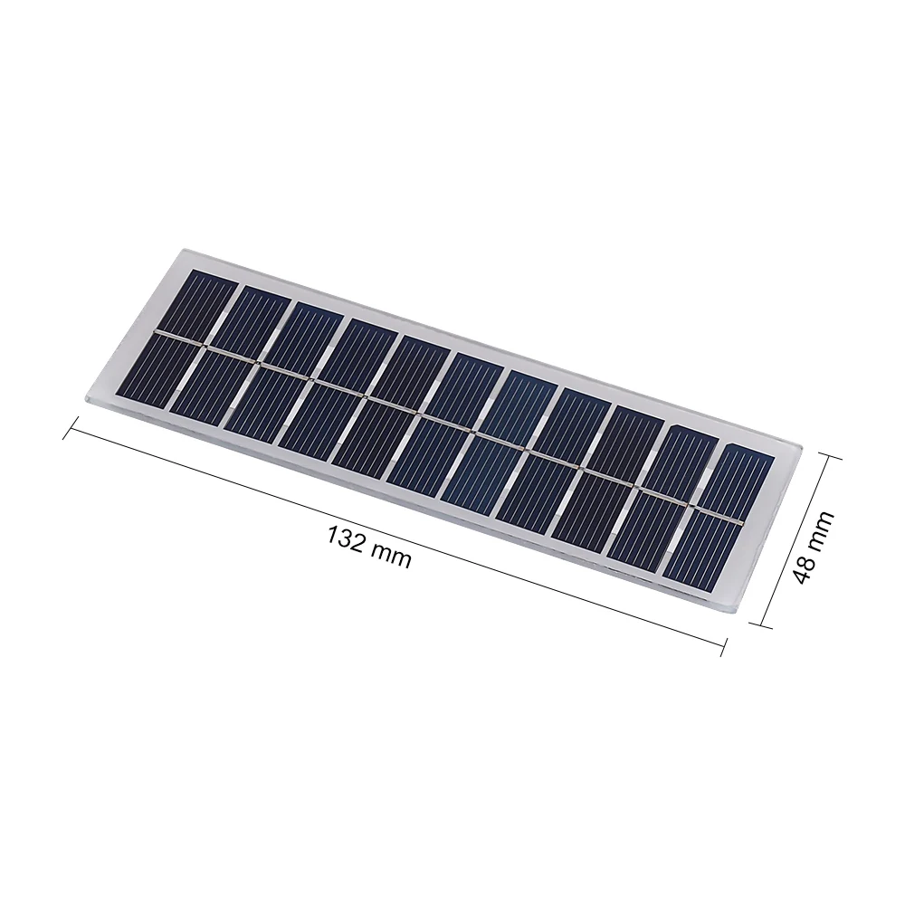 Sunyima Peças 6v 1w 132*48 mm Painéis Solares da Pilha do Elevado Desempenho Mini Sistema Fotovoltaico Faça Você Mesmo para Carregadores do Telefone da Bateria Portátil - Image 6